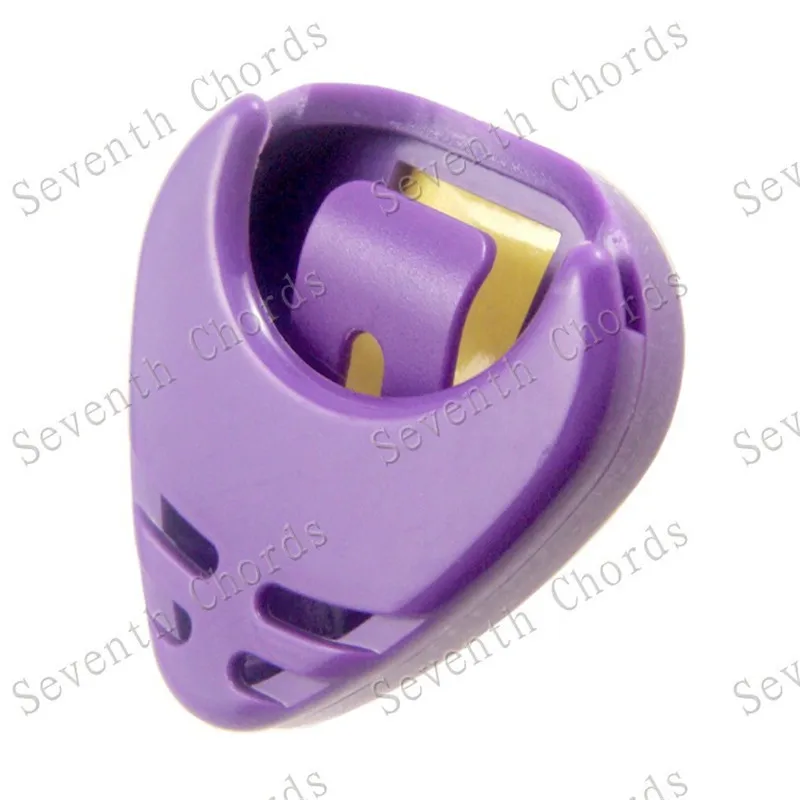 10 шт./лот разноцветный пластиковый держатель для гитары в форме сердца медиатор