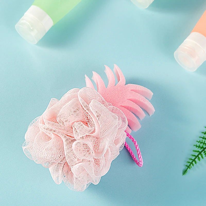 Бренд Miss Gorgeous губка для тела с ананасом ванны натуральной щетиной отшелушивающая