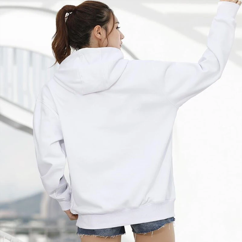 Friends Letters Hoodies Sweatshirts Winter Women Long Sleeve Leisure Oversize Hooded Jumper Jacket Ladies Warm Pocket Pullovers