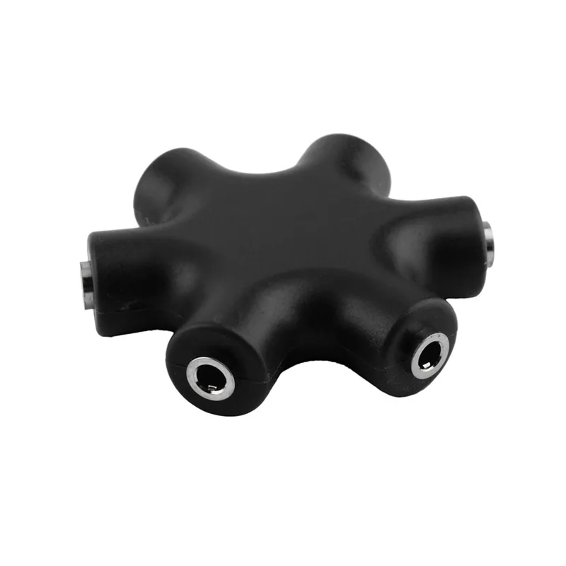 Прочный 3 5 мм вспомогательный аудиокабель с 6 разъемами разделитель переходник