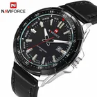 NAVIFORCE Брендовые мужские деловые кварцевые часы, военные спортивные кожаные водонепроницаемые аналоговые Мужские часы, повседневные часы с датой, мужские часы
