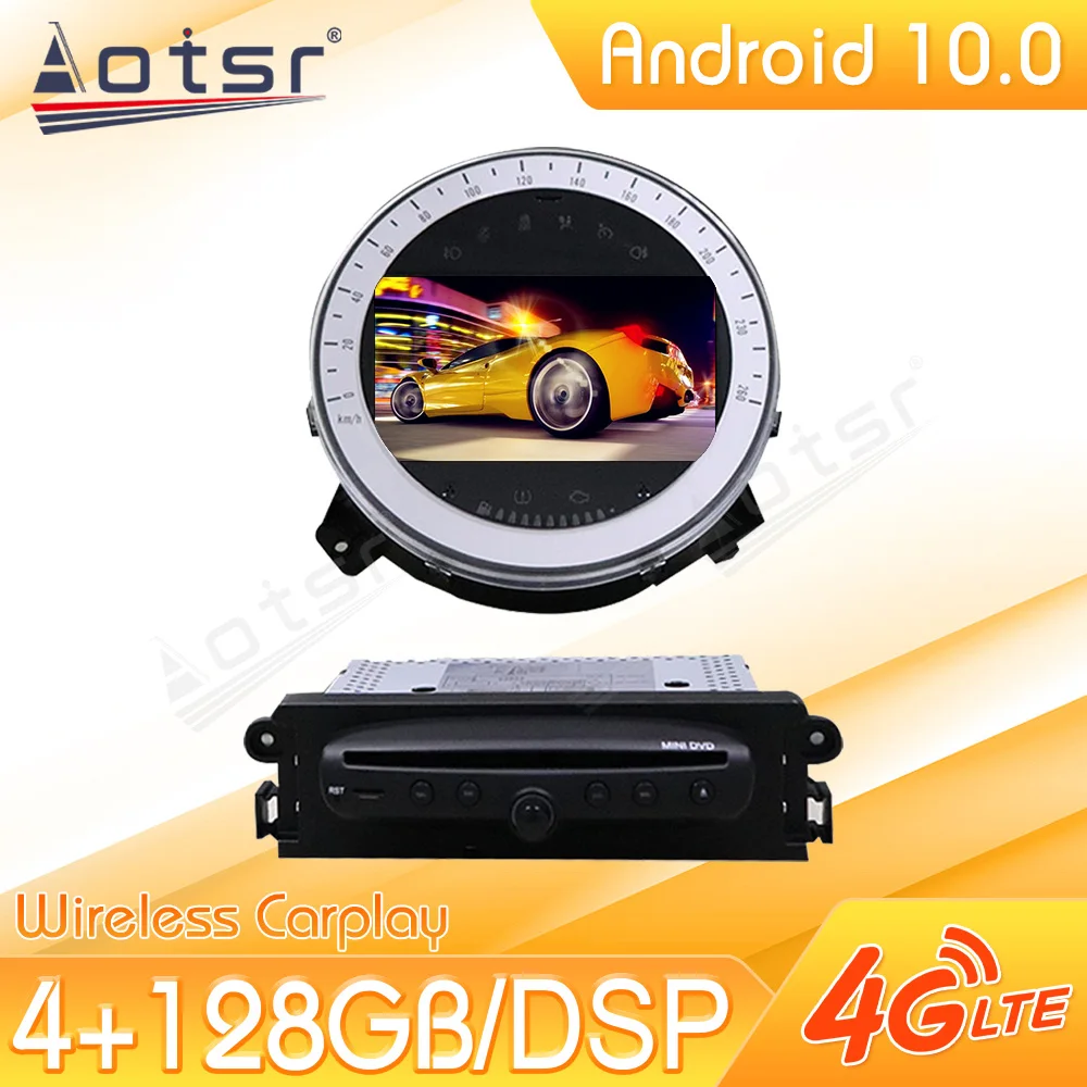 

Android Car Multimedia Stereo Player For BMW MINI Cooper R56 2006 2007-2013 Tape Radio Recorder GPS Navi Head Unit No 2Din 2 Din