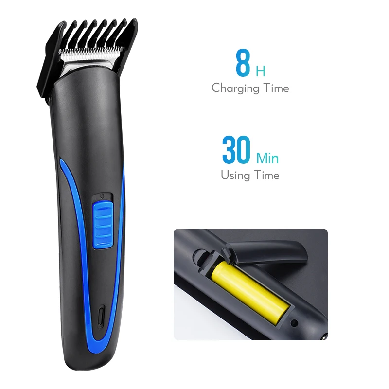 Rechargeable Barber Hair Trimmer for Men Low Noise Shaving Razor Portable Cordless Clipper Cutting Machine Cutter | Бытовая техника
