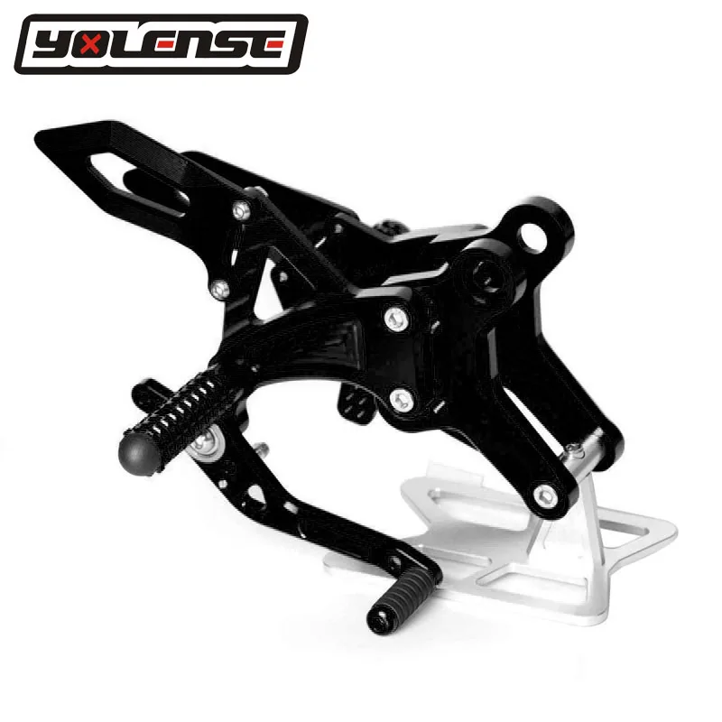 

For HONDA CBR190 CBR 190 190R CBR190R 2015 2016 2017 Motorcycle CNC Aluminum Footrest Rear Sets Adjustable Rearset Foot Pegs