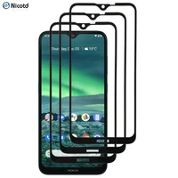 3pcslot full cover screen protector for nokia 2 3 1 3 5 3 8 3 5g premium protection glass film for nokia 7 2 6 2 4 2 3 2 2 2