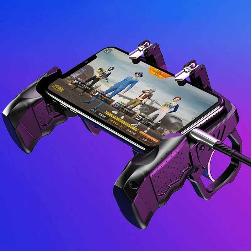 New PUBG Mobile Game Controller Gamepad Trigger Aim Button L1 R1 Shooter Joystick For IPhone Android Phone Pad Accesorios | Электроника