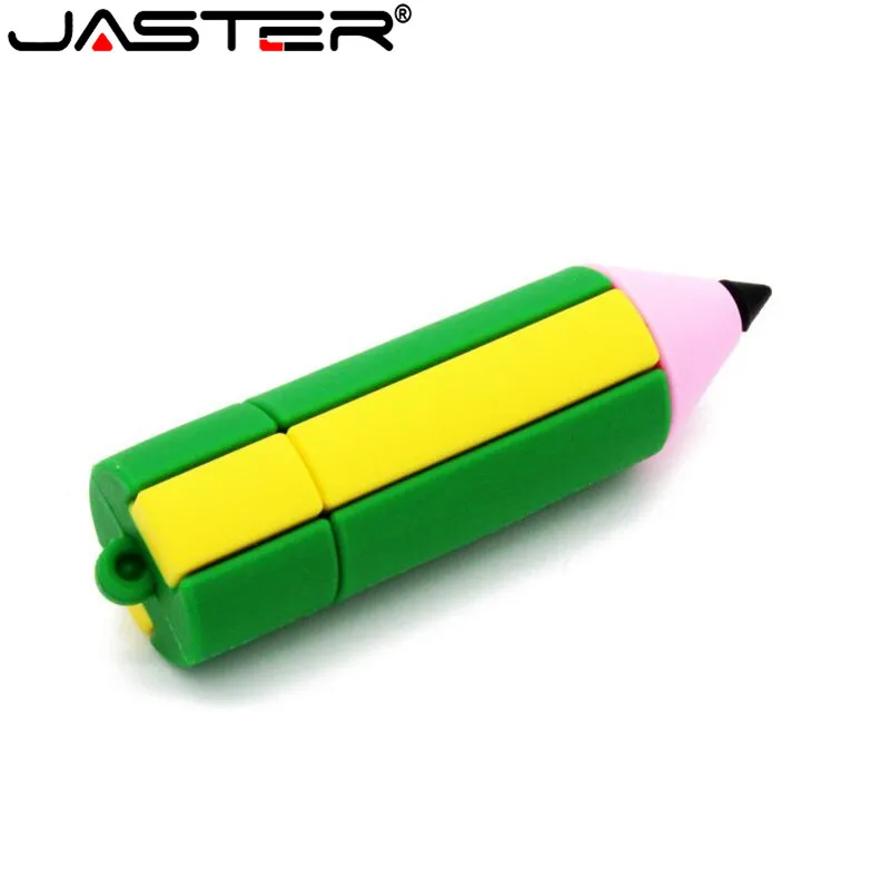 

JASTER cartoon pencil model pendrive 4GB 8GB 16GB 32GB 64GB usb 2.0 usb flash drive memory stick fashion gift free shiping