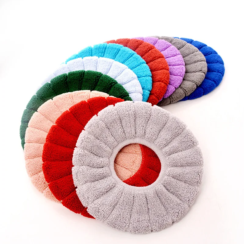 Универсальный мягкий Подогрев моющееся сиденье для унитаза коврик набор