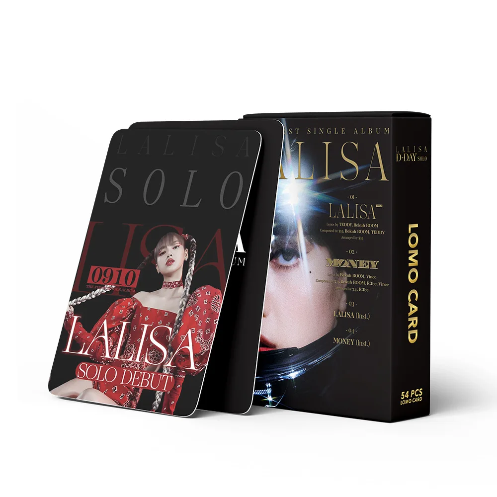 Альбом KPOP Thai LISA Solo самодельная бумага ломо-карточка фотокарточка постер HD