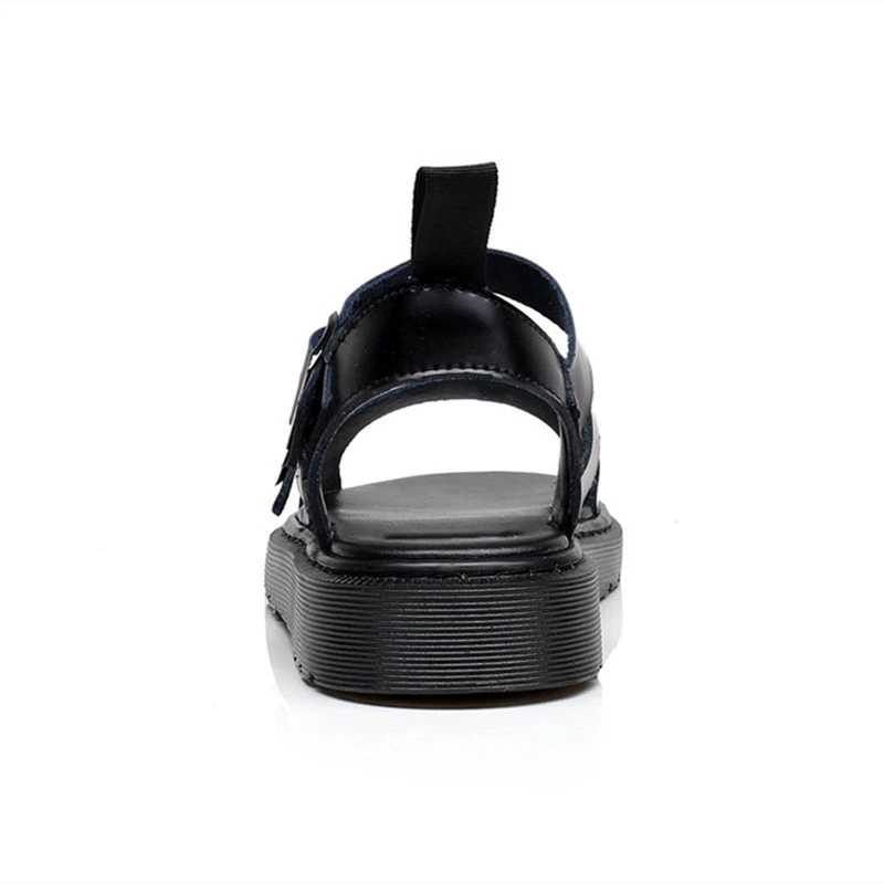 Сандалии-гладиаторы мужские и женские кожаные модные пляжные туфли в римском