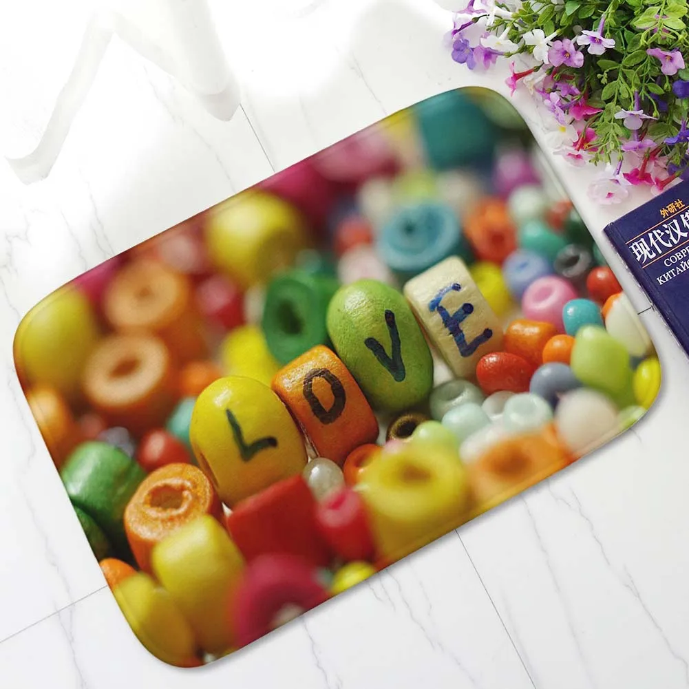 

Colorful Printed Hallway Shoes Mat Home Entrance Indoor Doormats Washable Anti Slip Water Absorbent Kitchen Bathroom Floor Mats