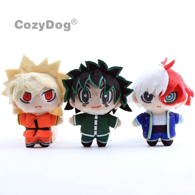 3 стиля Todoroki Shoto Midoriya Izuku Bakugou Katsuki плюшевые игрушки кукла плюшевая геройская