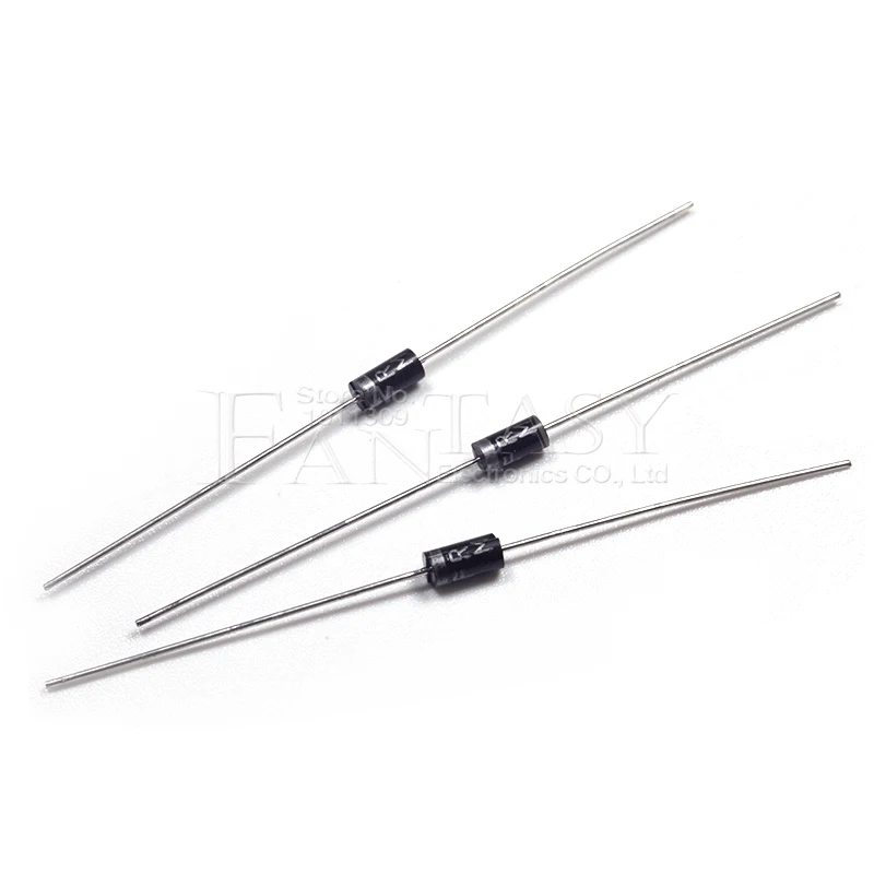 100 шт выпрямительный диод FR107 1A 1000V DO 41 fr107|diodes fr107|rectifier diode1a diode |