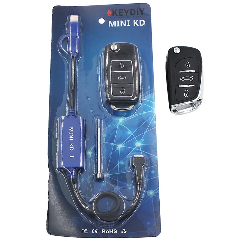 Фиолетовый Original KEYDIY Mini KD Remote Key Generator Remotes Support Android Mini KD Auto Key Programming KD Remote B11 B10 B07 B02 B12 - Цвет: Фиолетовый