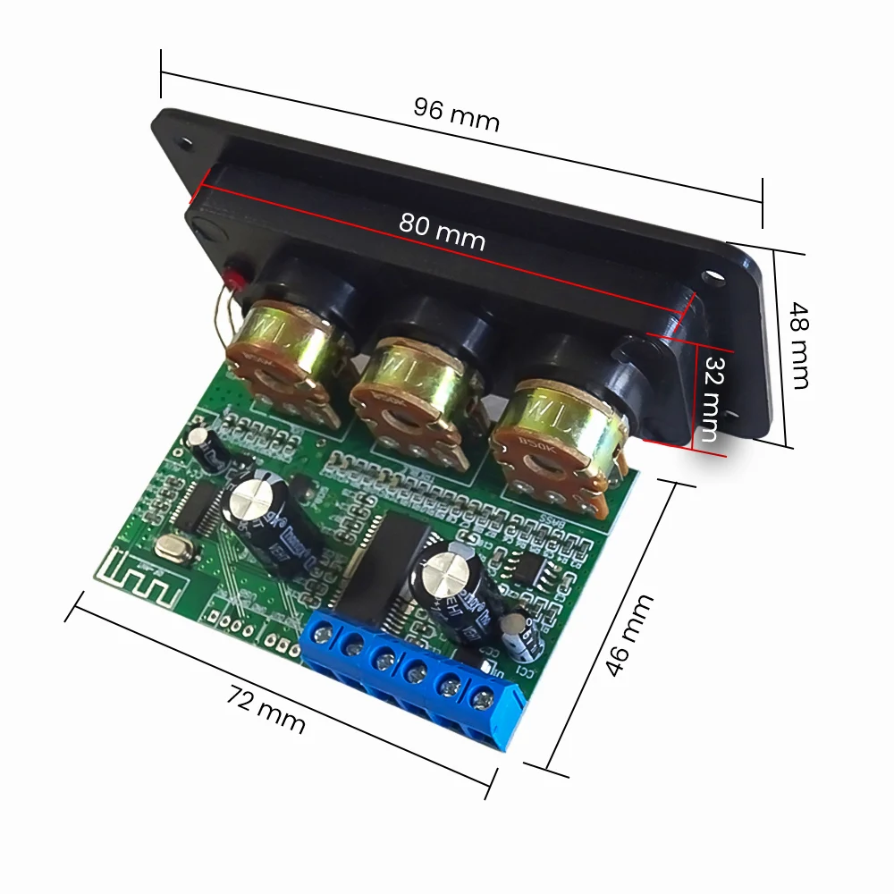 Мини-усилитель AIYIMA Bluetooth 5 0 2x26 Вт 8 Ом усилители звука высокие басы регулировка
