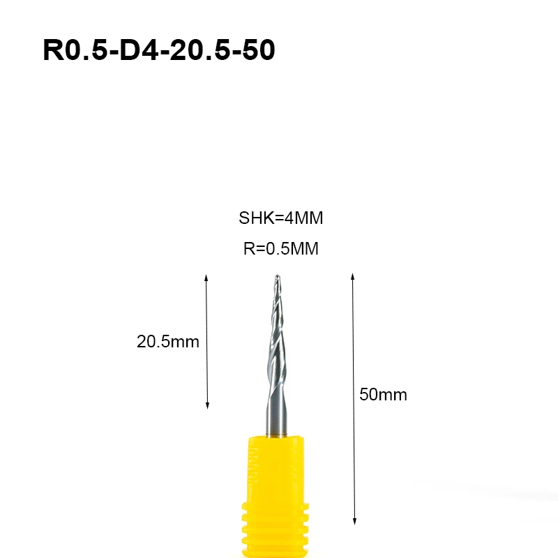 Концевая фреза R0.25/R0.5/R0.75/R1.0 4 шт.|Фреза| |