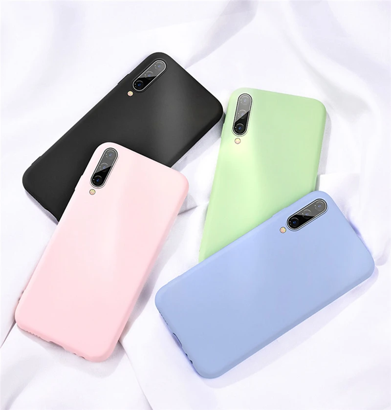 Для Capa Huawei Honor 9X чехол из жидкой микрофибры карамельного цвета силиконовый