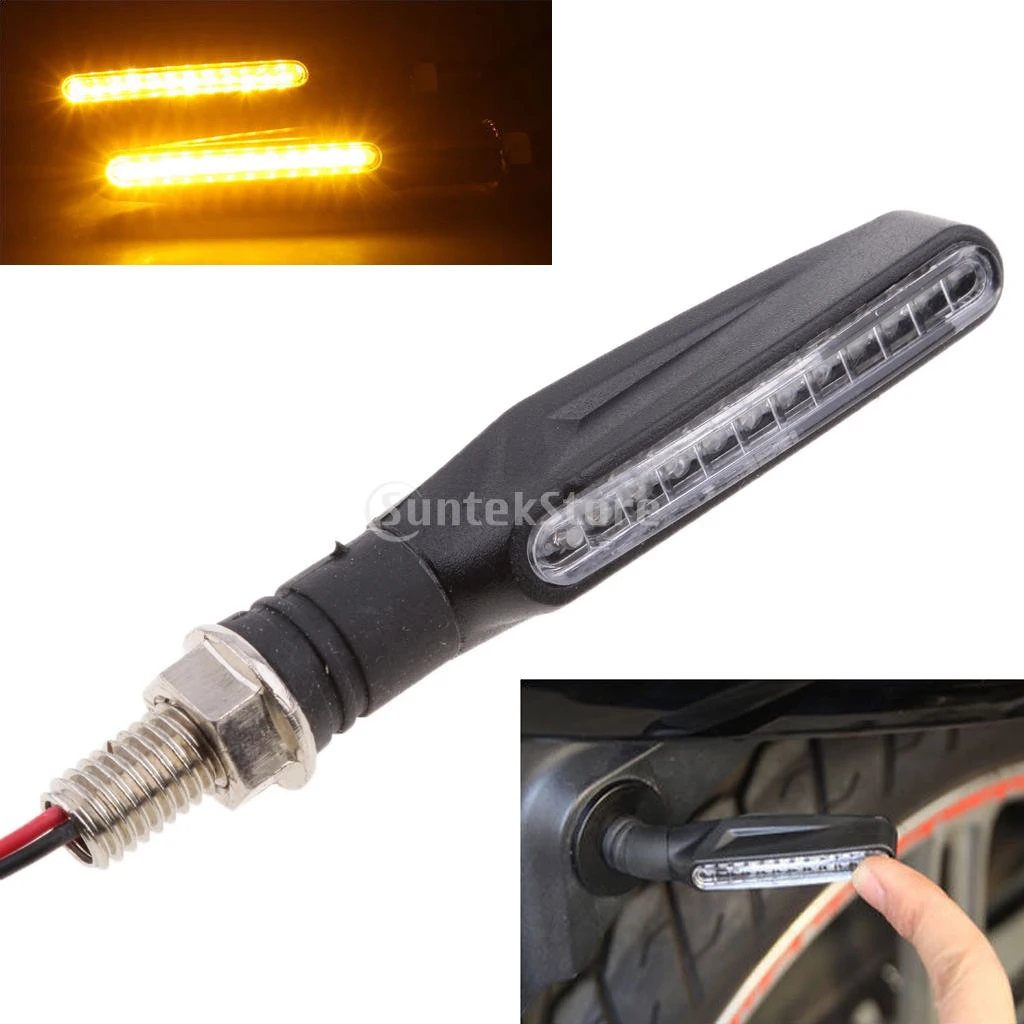 

2 шт. универсальный мотоцикл 12LED указатель поворота мигалка