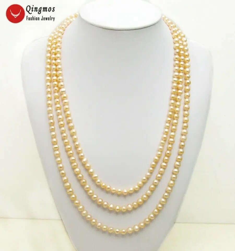 Ожерелье женское из натурального пресноводного жемчуга 7 8 мм 80