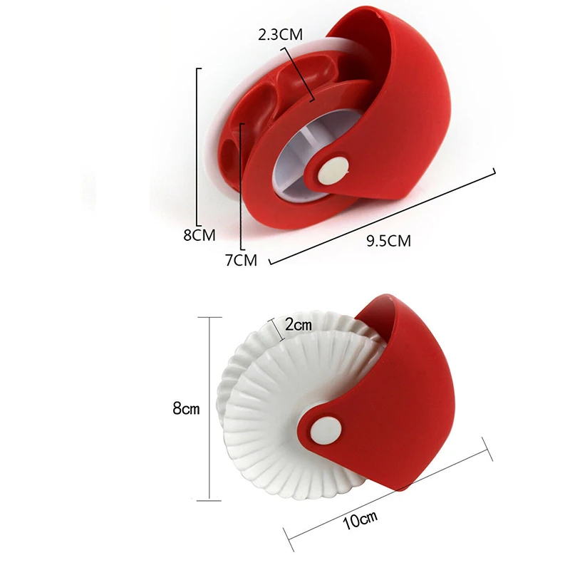 

Plastic Pizza Pastry Lattice Cutter Pastry Lattice Cutter Rolling Wheel Decor Manual Noodle Cutter Knife DIY Baking Cutter Tools