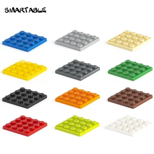 Плата Smartable 4x4, строительные блоки MOC, детали, креативные игрушки для детей, совместимые с основными брендами 3031, развивающие игрушки MOC 40 шт.лот