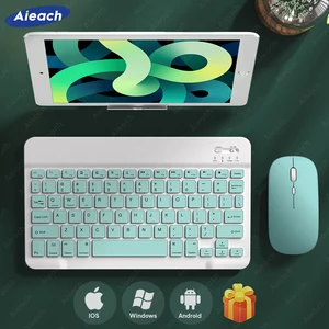 aieach wireless bluetooth tablet keyboard for phone ipad pro samsung xiaomi lenovo ios android windows tablet for ipad keyboard free global shipping