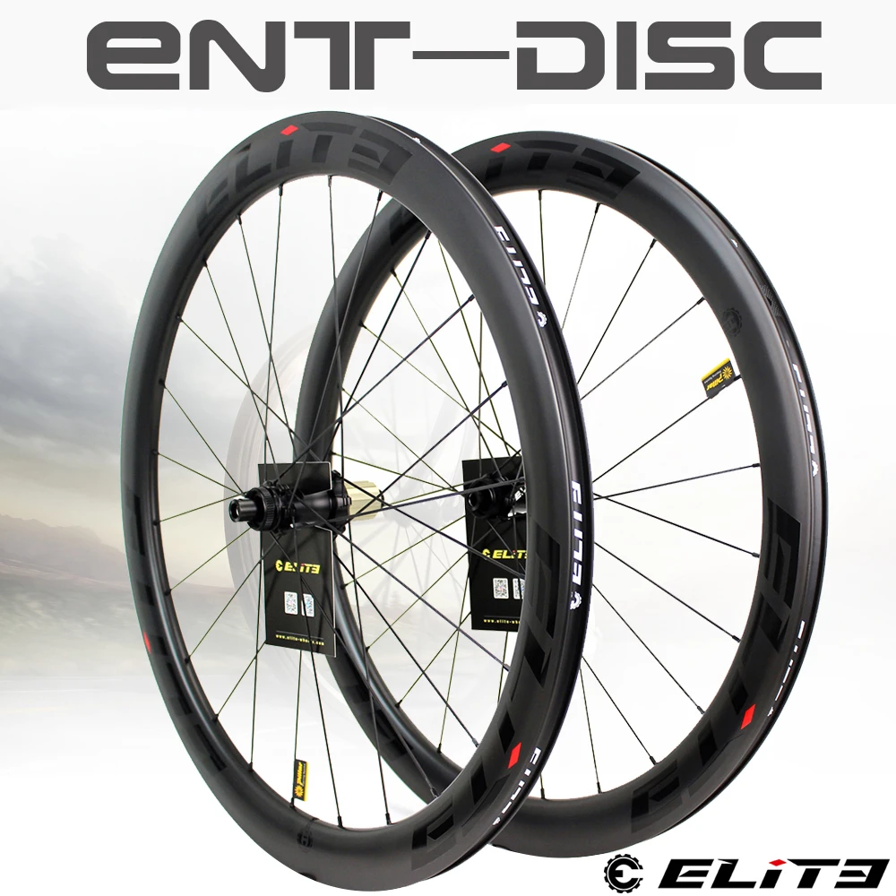 ELITEWHEELS Углеродные колеса дисковый тормоз 700c дорожный велосипед Wheelset ENT UCI