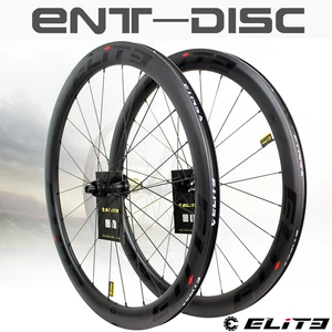 ELITEWHEELS Углеродные колеса дисковый тормоз 700c дорожный велосипед Wheelset ENT UCI качественный карбоновый обод Центральный замок или 6-blot Bock дорожный велосипед