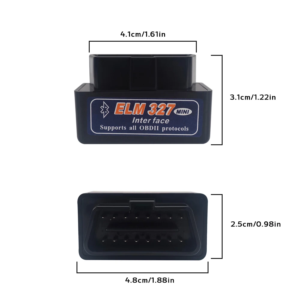 Автомобильный диагностический инструмент Elm327 Bluetooth OBD2 V1.5 сканер считыватели