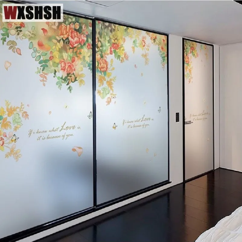 Электростатическая стеклянная пленка на заказ прочная декоративная