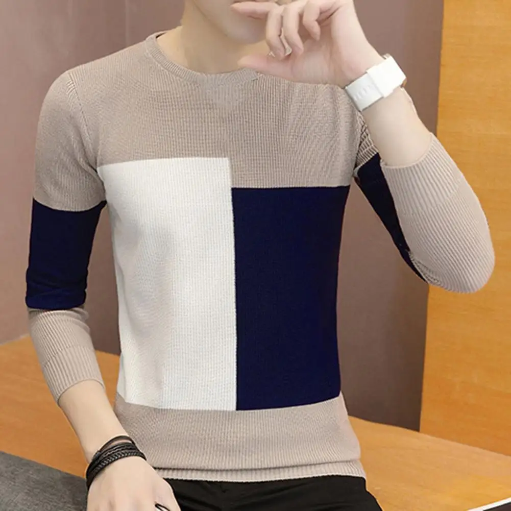 

Great Casual Winter Sweater Winter Sweater All Match Contrast Colors