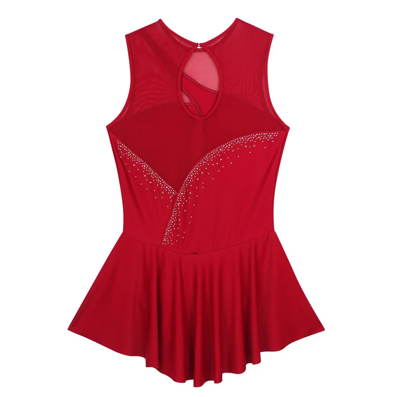 Женское блестящее Сетчатое платье без рукавов со стразами с вырезом на спине
