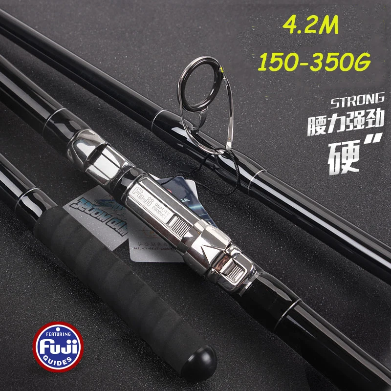 MADMOUSE nouveau JAAPAN Высокое качество Fuji Surf Rod 4 20 M 46T Высокая teneur en carbone 3 секции 150 350g casing rod|