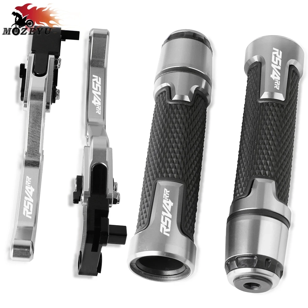 

Hand Brake Clutch Lever Thruster Grip Handle Bar Plugs For APRILIA RSV4RR 2009 2010 2011 2012 2013 2014 2015 2016 2017 2018 2019