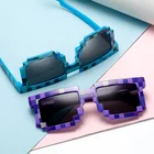 Модные солнцезащитные очки для взрослых и детей, игрушка для игры в экшн-игры, квадратные очки Minecrafter, милые игрушки для детей, подарок