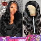 SVT искусственные человеческие волосы _ 180% Плотность Remy бразильский Волнистый парик натуральные волнистые безклеевые человеческие волосы парики для женщин