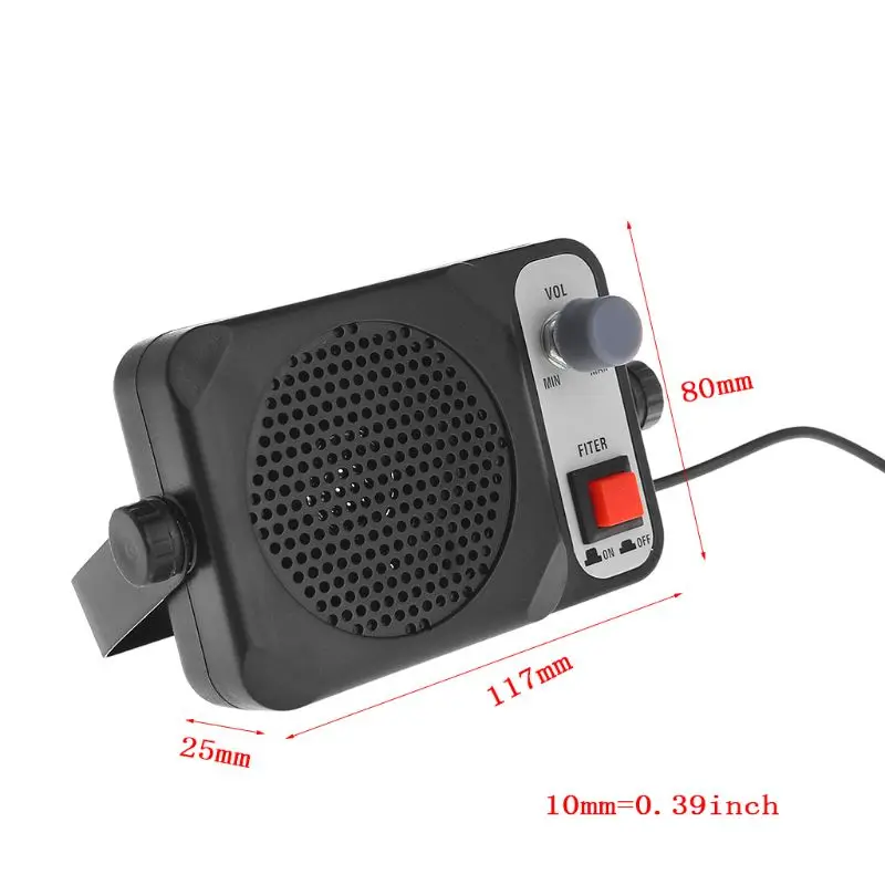 2020 Новый сверхмощный TS 650 мини внешний динамик для YAESU ICOM KENWOOD CB радио 3 5 мм| |