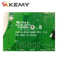 Akmey K501UW Laptop Motherboard For Asus K501UXM K501UQ K501UW Mainboard GTX960M I7-6500 CPU8G-RAM DDR4