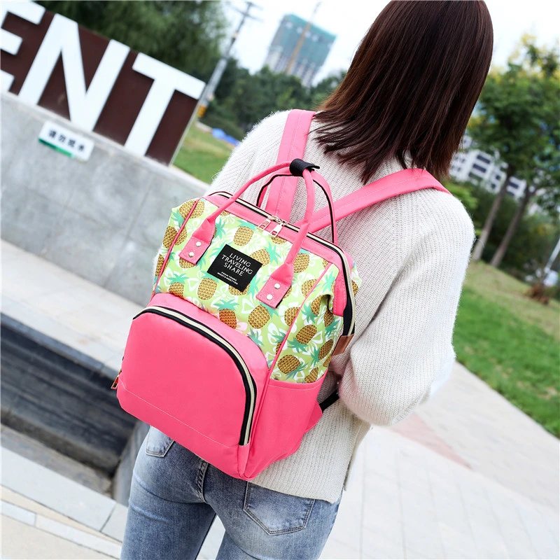 Водонепроницаемая дорожная сумка для мам модный рюкзак подгузников на детскую