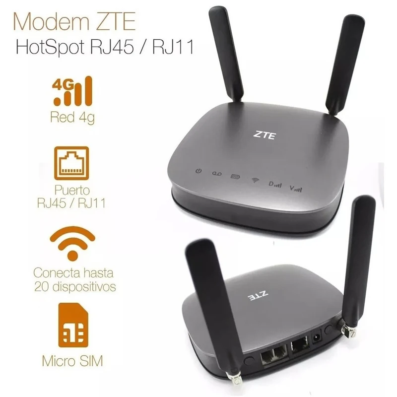 

Разблокированный ZTE MF275R 4G Sim-карта Wi-Fi роутер CAT4 150 Мбит/с
