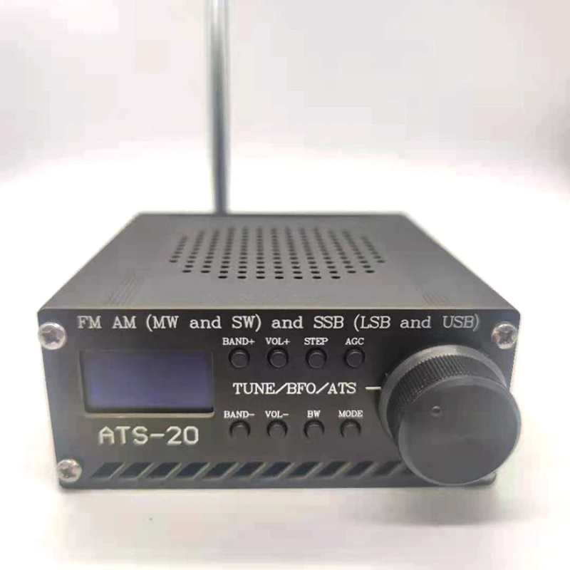

Assembled SI4732 All Band Radio Receiver FM AM (MW & SW) SSB (LSB & USB) with Lithium Battery + Antenna + Speaker + Case