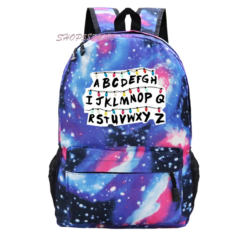 

Travel Backpack Stranger Things Kids Beautiful Rucksack New Pattern Boys Girls Teens School Mochila Laptop Bags for Men Women