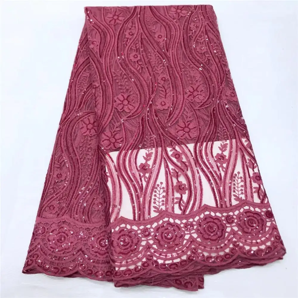 Африканское кружево 2020 новейшая африканская нигерийская Сетка кружевная ткань с