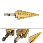 4-22 мм HSS шестигранное титановое отверстие резак конусное ступенчатое сверло для снятия заусенцев сверло для увеличения отверстий