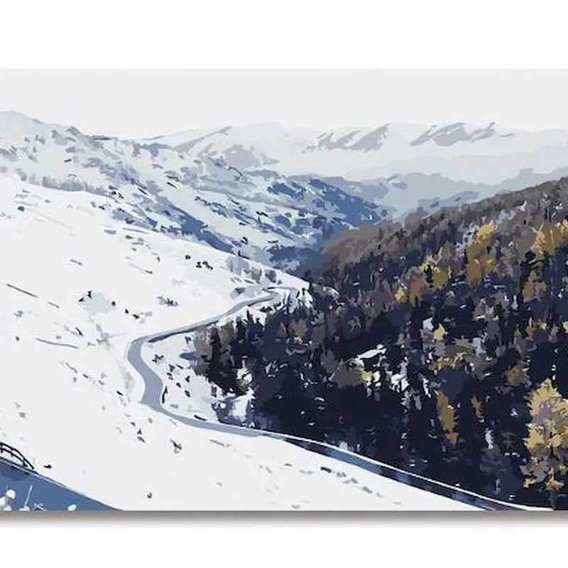 

Картина для раскрашивания по номерам на холсте, для взрослых, GATYZTORY, набор для рисования по номерам