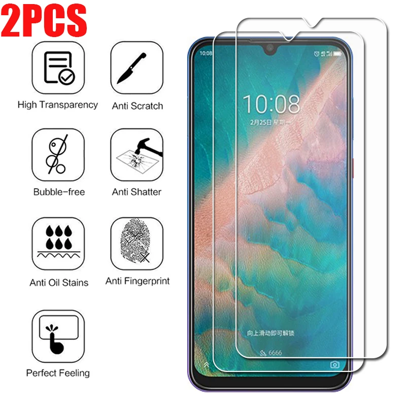 

2PCS For ZTE Blade A6 Lite A622 V9 V10 Vita L8 20 V2020 Smart A7s 2020 L210 A3 A5 A7 2019 Tempered Glass Protective Screen Film