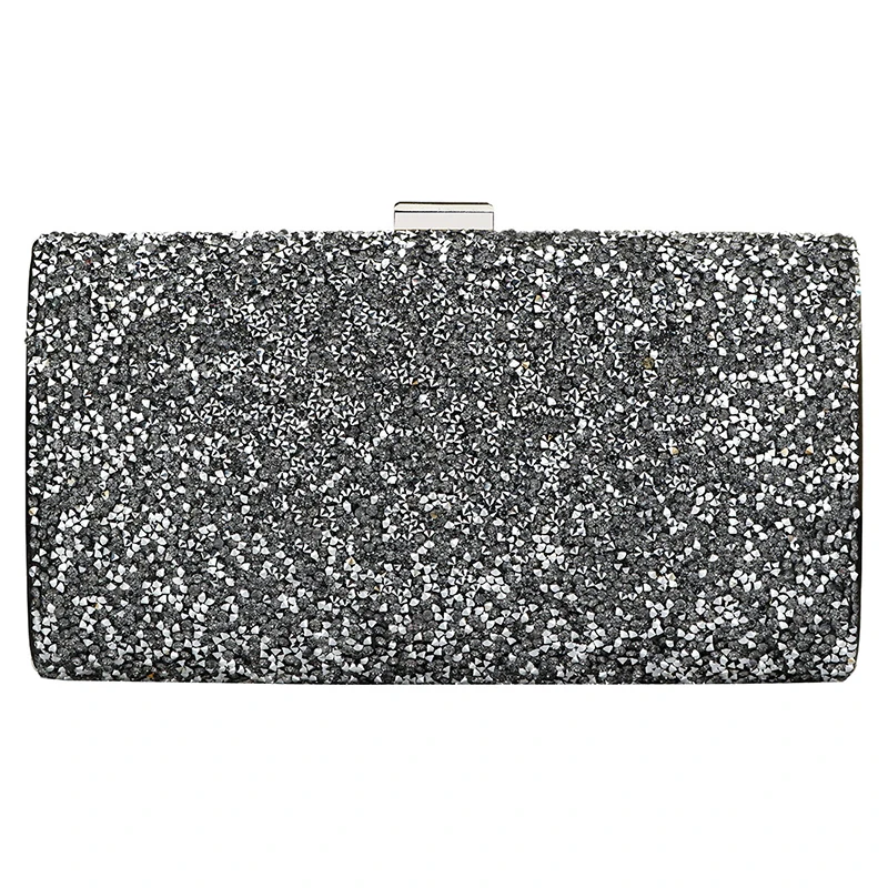 Односторонний модный вечерний клатч с блестками для женщин 2019 вечерние