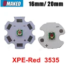 10 шт. 5 Вт CREE 3535 XPE светодиодный светильник ing источник, красный светильник Мощность светодиодный чип 20 мм 16 мм печатной платы