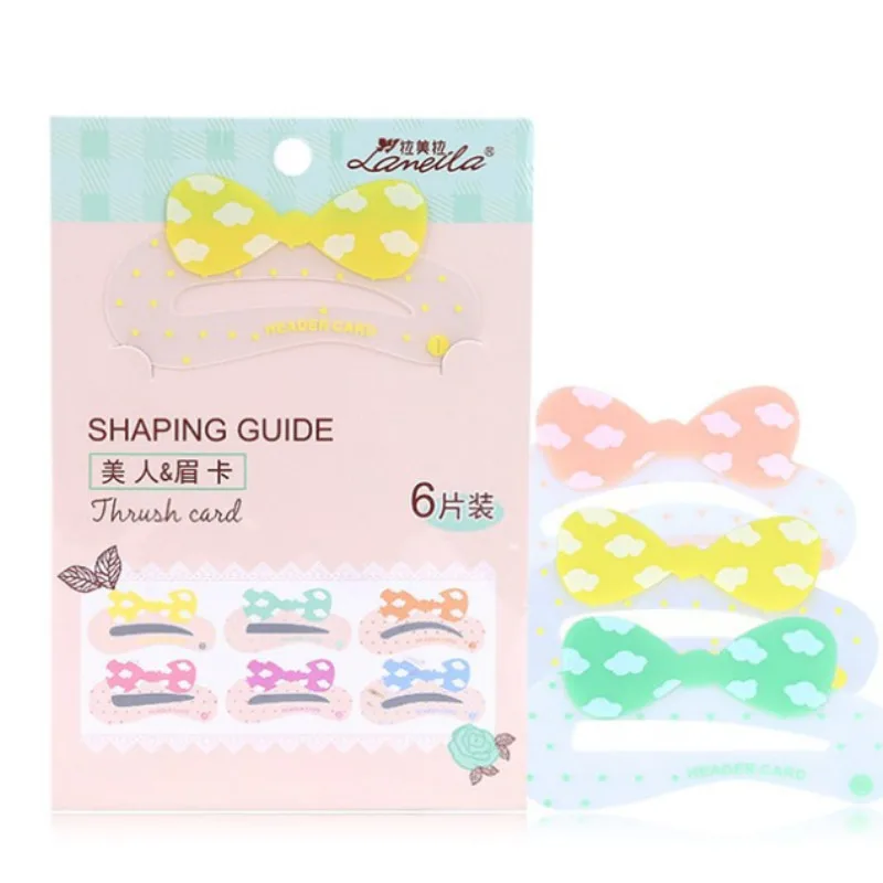 

6 Styles Grooming Eyebrow Stencil Kit Makeup Tools DIY Beauty Eyebrow Template Stencil For Women Beauty Tools Accessories