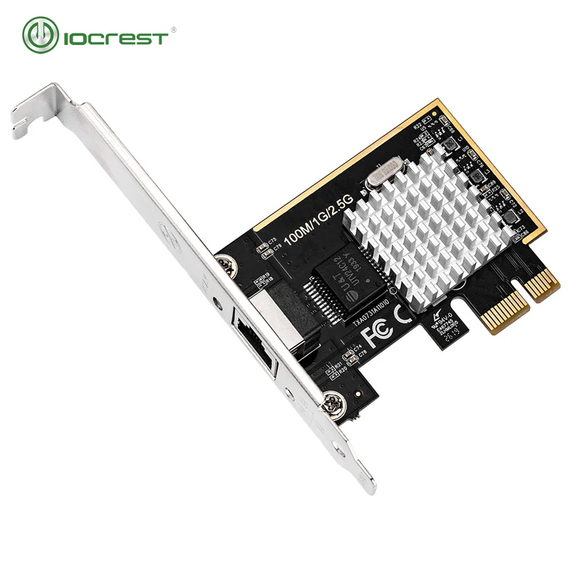 IOCREST один порт rj45 2,5g/1000 M/100 M/10 M gigabit ethernet PCI Express Проводная сетевая lan nic карта для deaktop win10